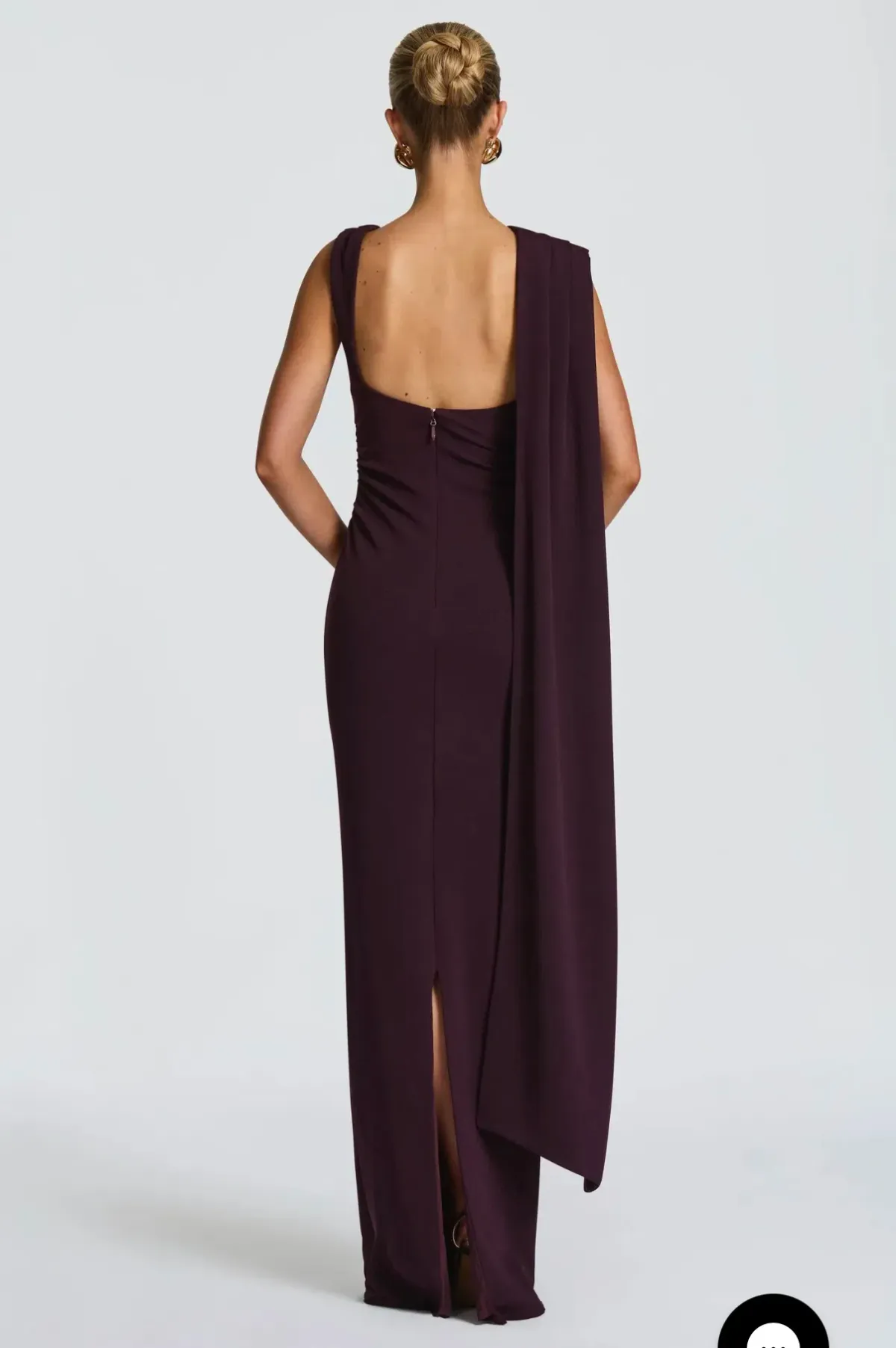Babyboo Kylie maxi dress in plum size Small - Image 2
