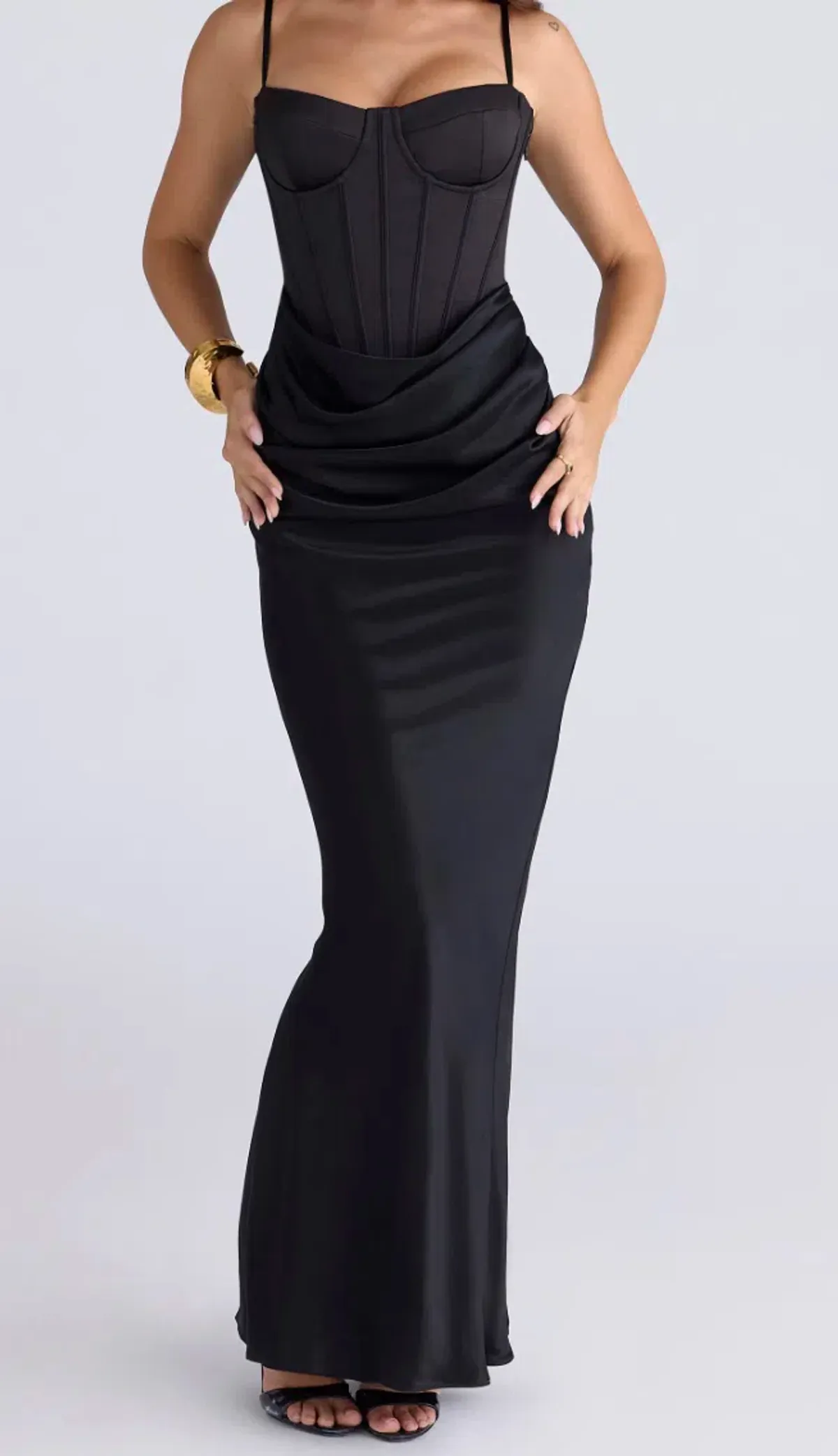 House Of CB - Valentina Maxi Dress - Size Small, Regular cup (A-C) for rent on The Volte - main image