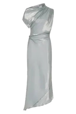 Bianca Spender Liquid Organza Decode Dress Blue Size 10 for rent on The Volte - image 8