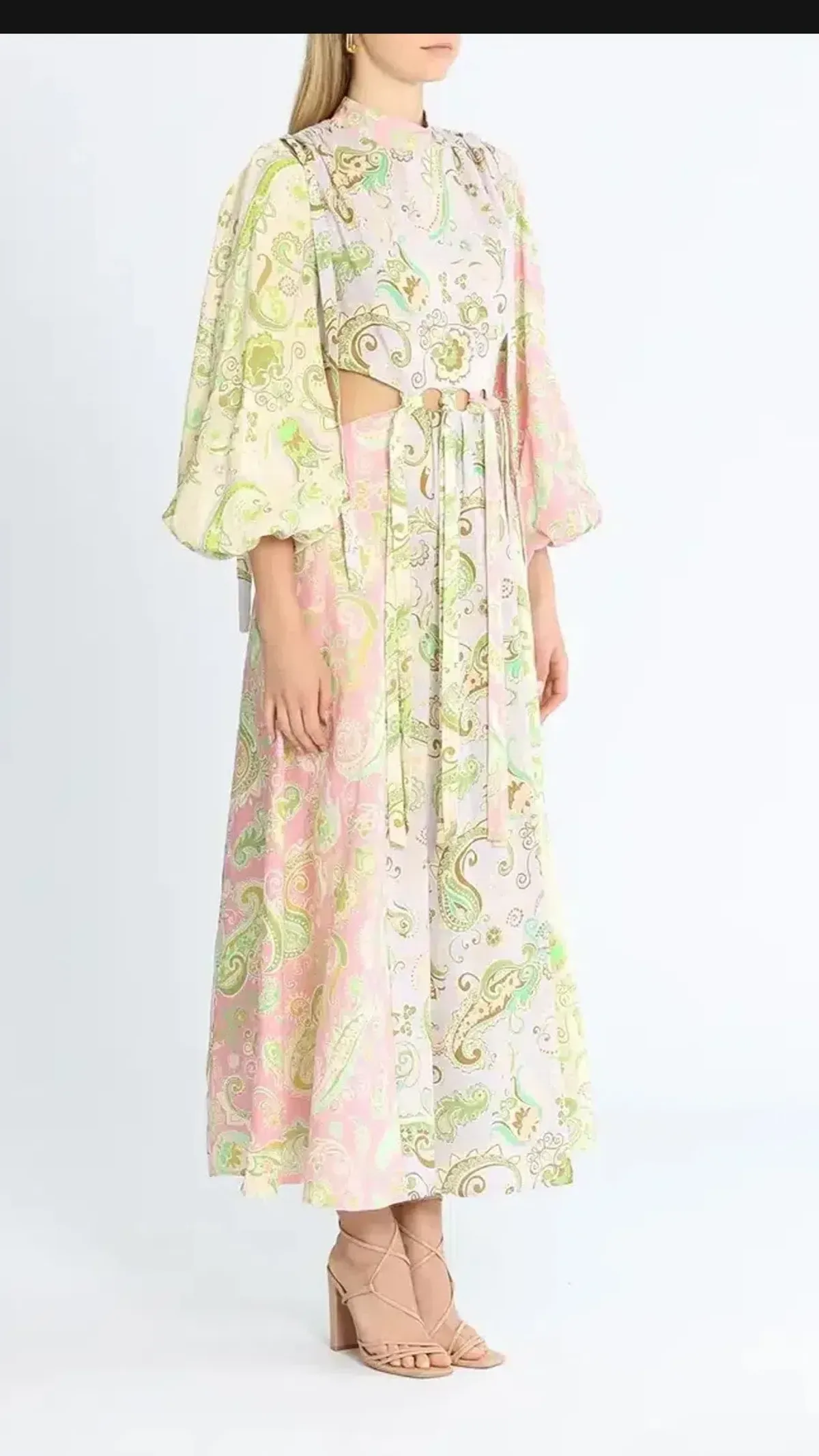 Alemais Marta Cutout Midi Dress Print s.6 - Image 2