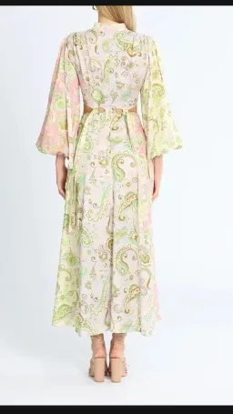 Alemais Marta Cutout Midi Dress Print s.6 for rent on The Volte - image 3