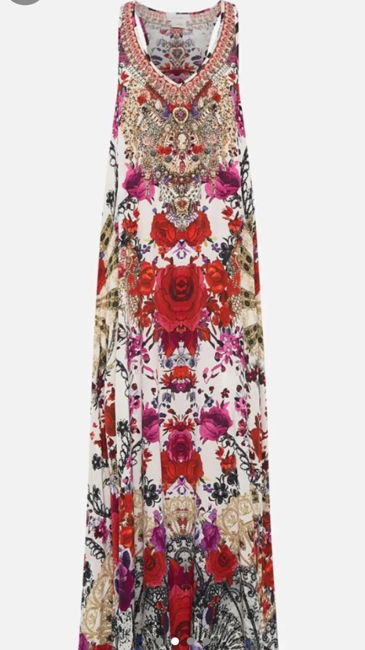 Camilla Reign of roses v neck racerback dress s.XXL - Image 9