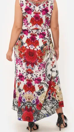 Camilla Reign of roses v neck racerback dress s.XXL for rent on The Volte - image 1