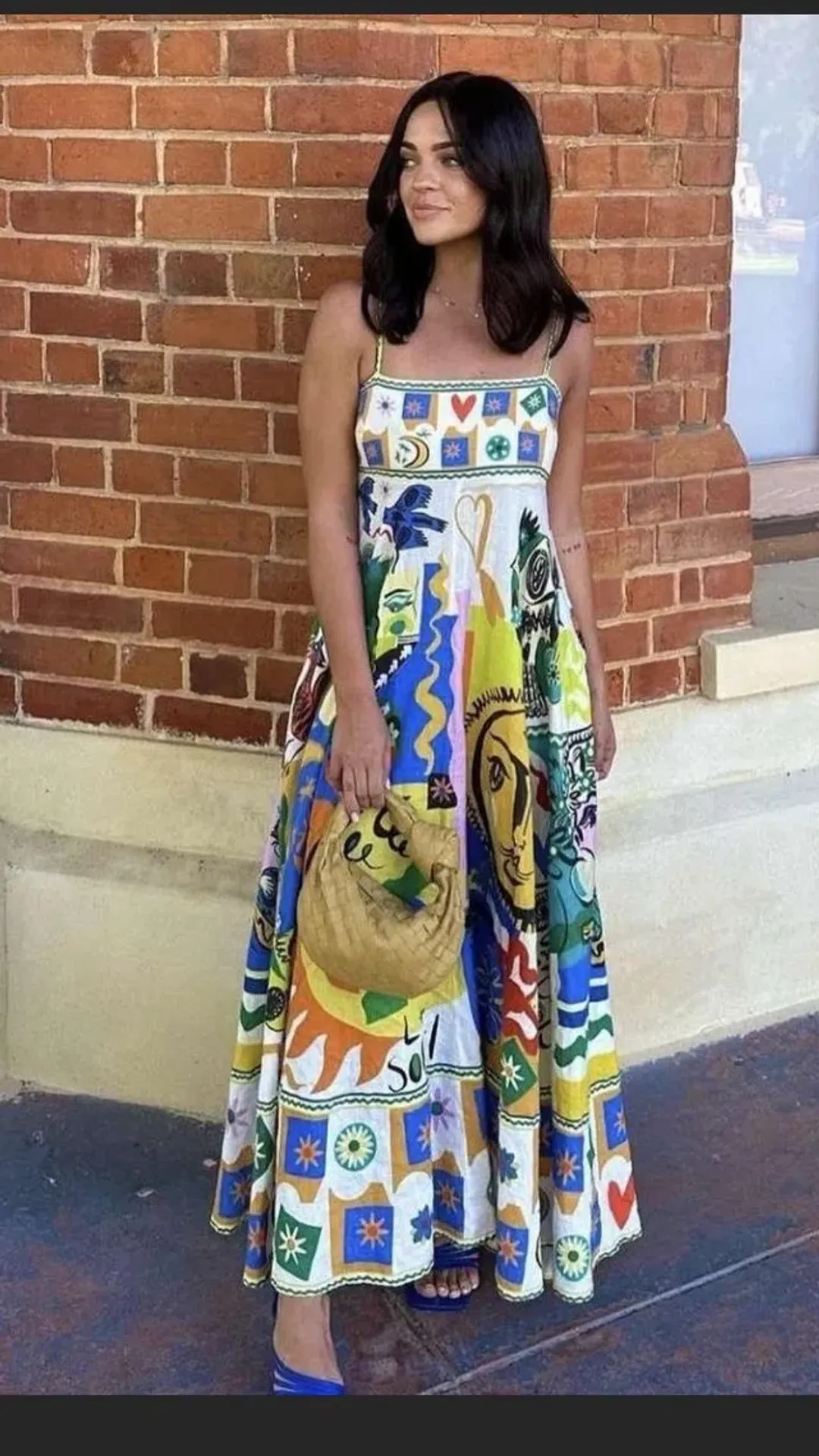Alemais Soleil Sundress Print Size AU 8 for rent on The Volte - main image