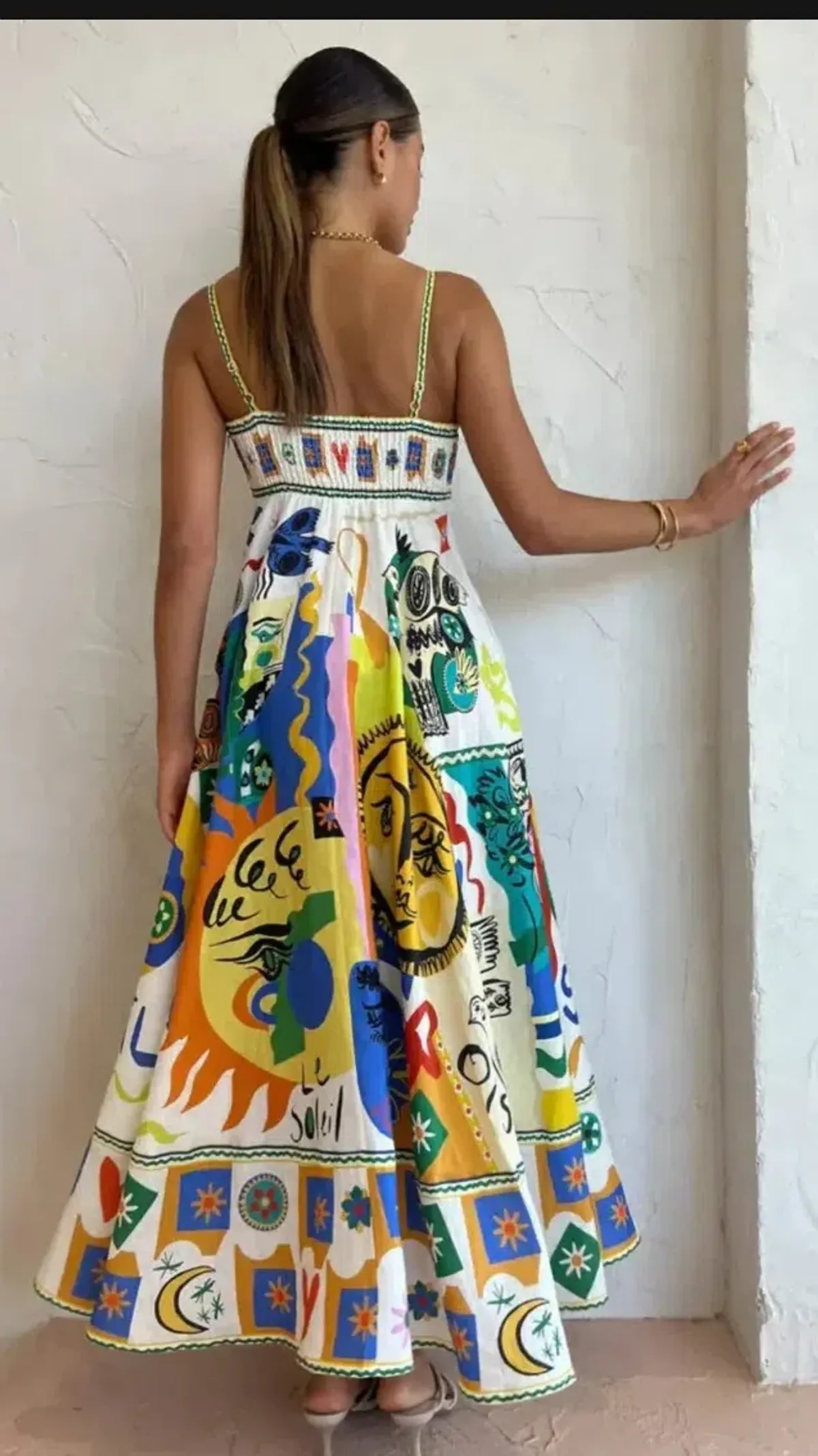 Alemais Soleil Sundress Print Size AU 8 - Image 4