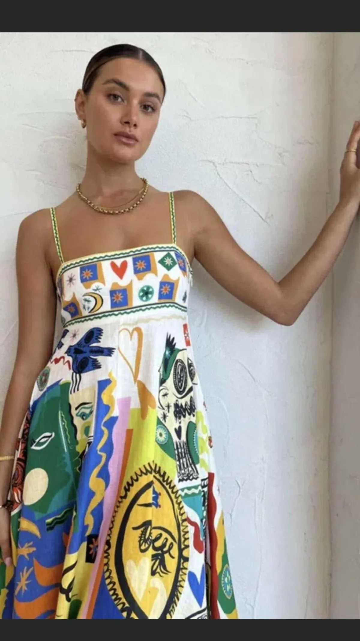 Alemais Soleil Sundress Print Size AU 8 - Image 2