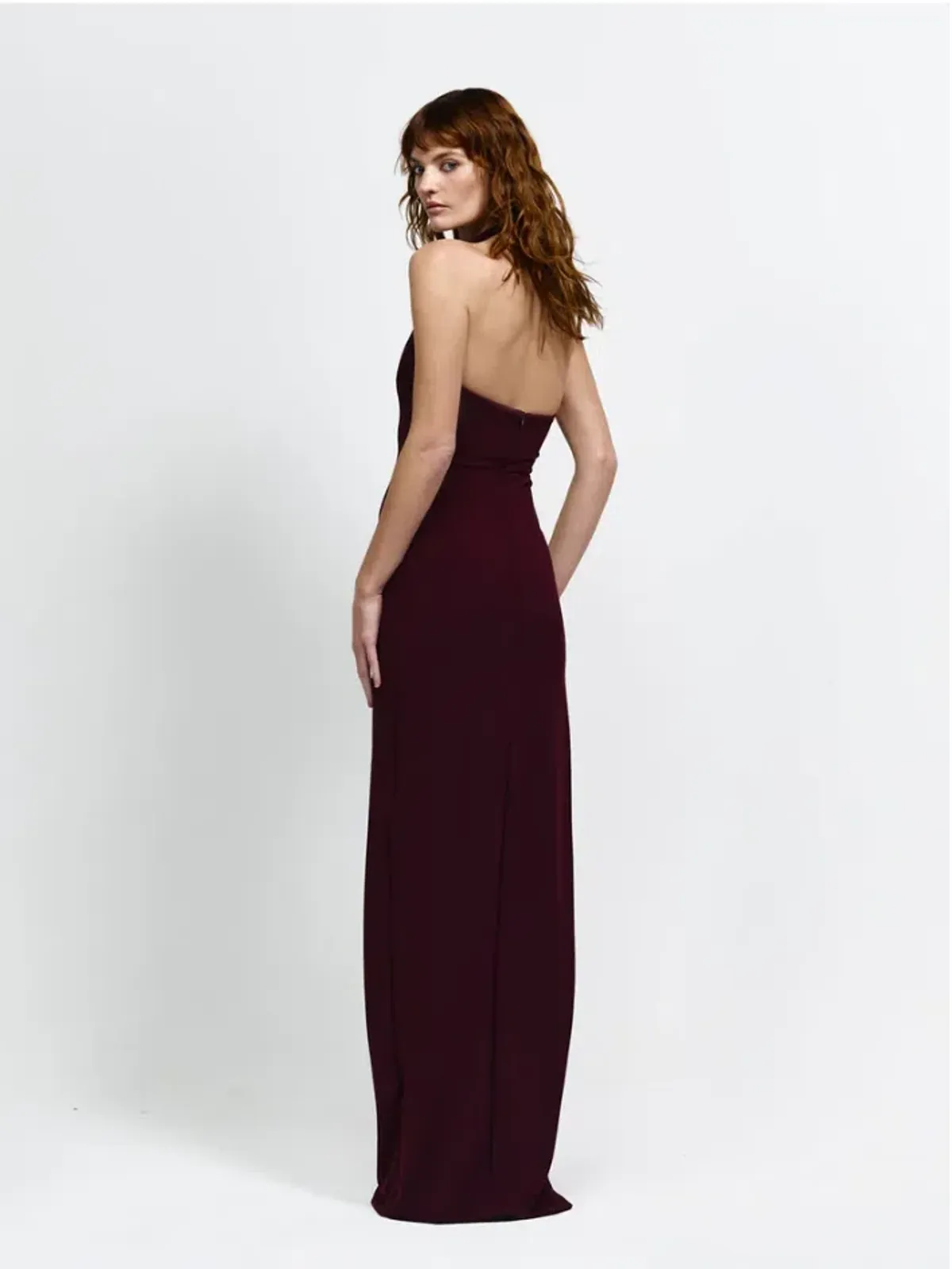 Effie Kats Myla Gown Wine Small - Image 3