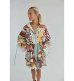 Alèmais x La. Sirena Exclusive Michelle Mini Dress Multi Print Size 8 for rent on The Volte - image 3