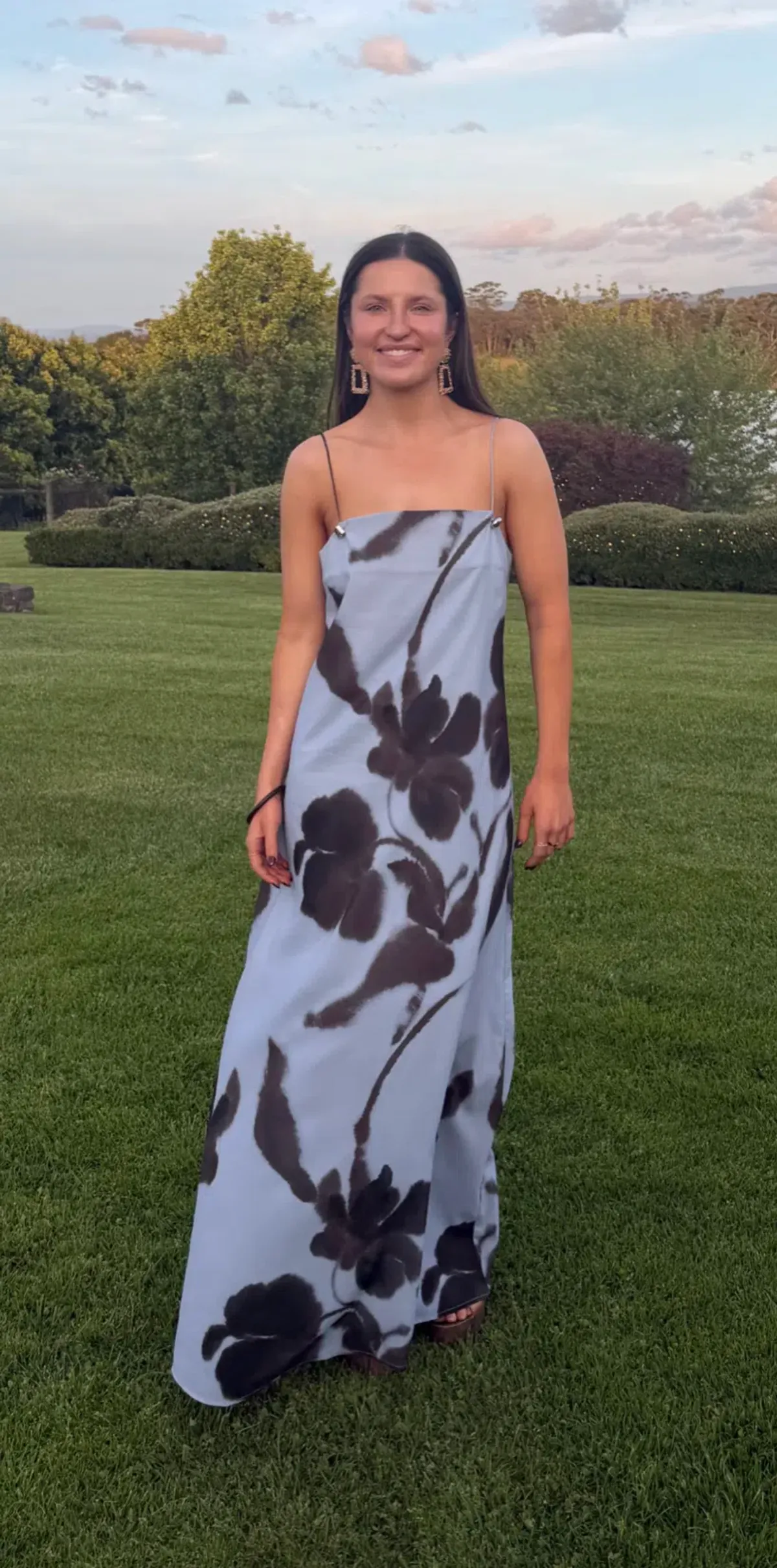 Elka Collective Monet Maxi Chocolate Floral Size 8 - Image 1