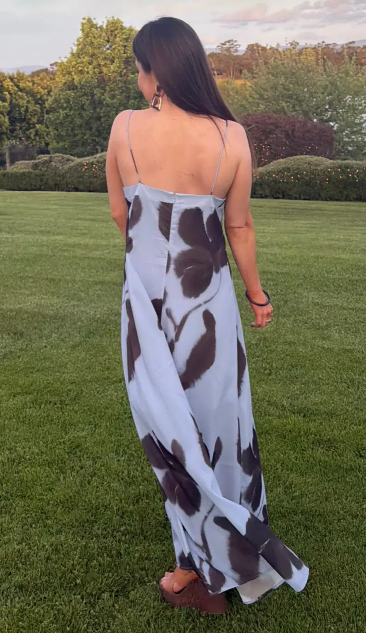 Elka Collective Monet Maxi Chocolate Floral Size 8 - Image 3
