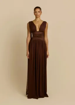 ARCINA ORI RAMONA DRESS CACAO SIZE S (8 AU) for rent on The Volte - image 1