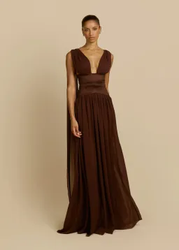 ARCINA ORI RAMONA DRESS CACAO SIZE M (10 AU) for rent on The Volte - image 4