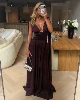 ARCINA ORI RAMONA DRESS CACAO SIZE M (10 AU) for rent on The Volte - image 7