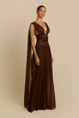 Arcina Ori Ramona Dress in Cacao Sz S for rent on The Volte - image 2