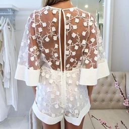 Alice McCall Gypsy Eyes Playsuit White size 6 for rent on The Volte - image 2