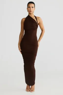 Melani the Label - Chloe Maxi Dress in Brown for rent on The Volte - image 1