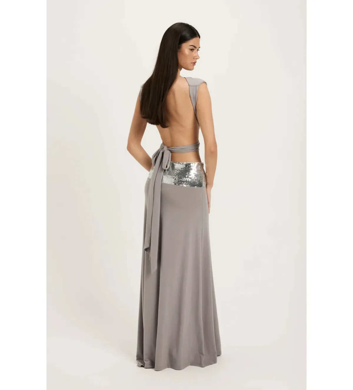 Ance Gria Lune Top and Skirt Set in Grey Size AU6 - Image 3