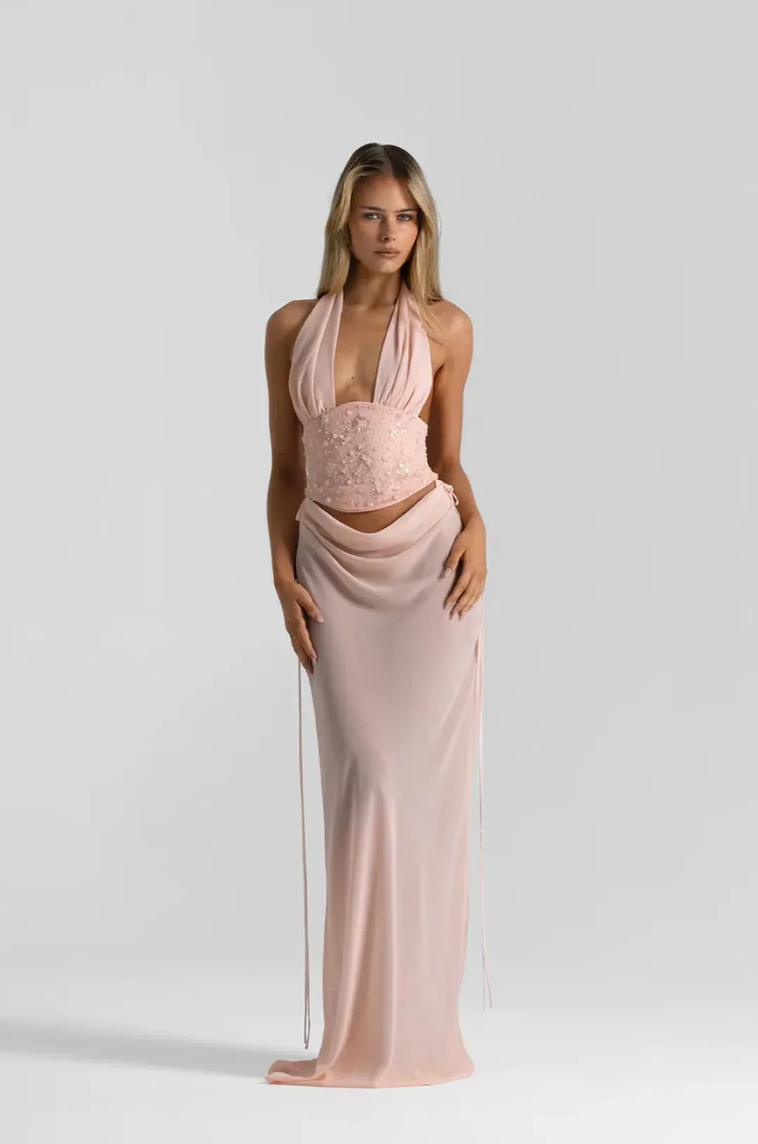 NATALIE ROLT BRONTE TOP & ALLIRA SKIRT. SIZE 1 / AU 8-10 for rent on The Volte - main image