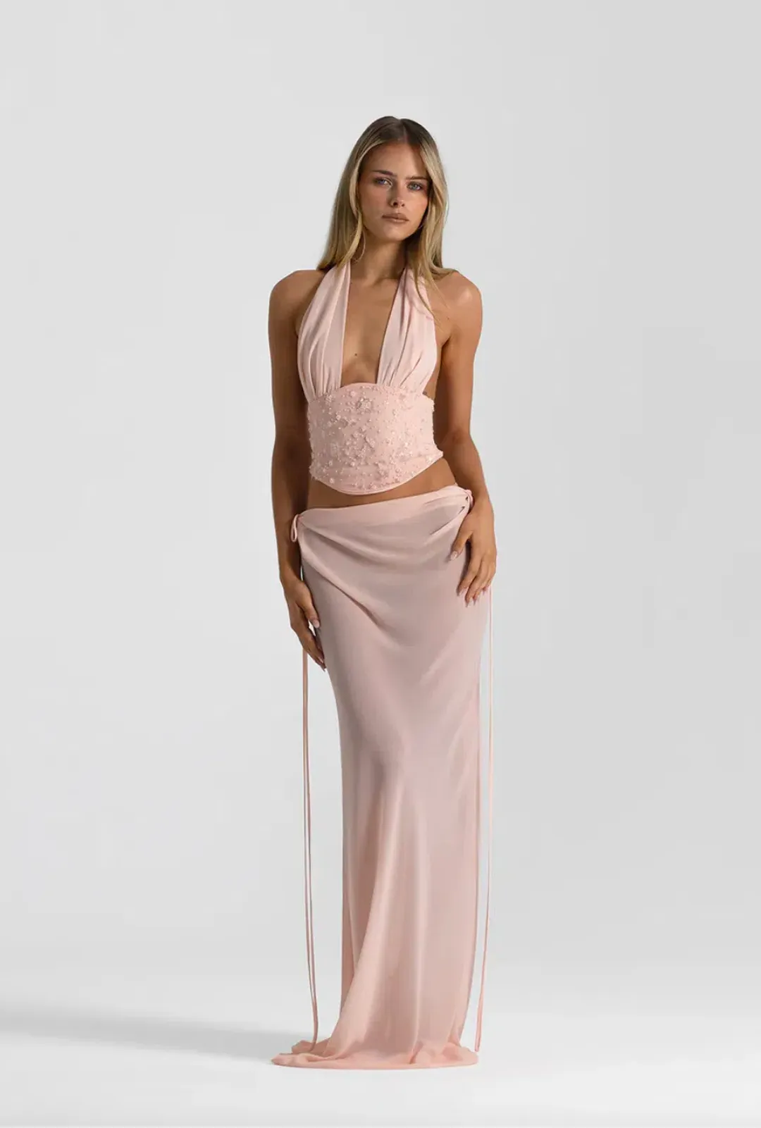 NATALIE ROLT BRONTE TOP & ALLIRA SKIRT. SIZE 1 / AU 8-10 for rent on The Volte - main image