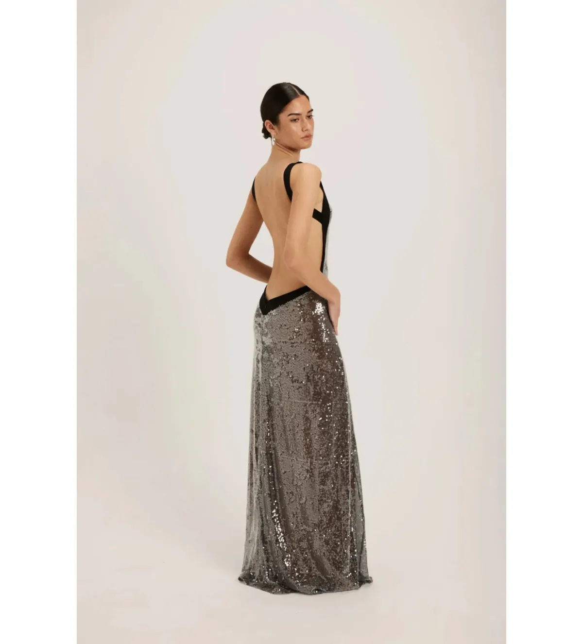 Ance Gria Jacqueline Gown in Silver Size AU8 - Image 2