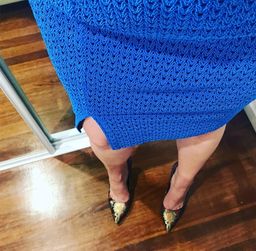 Sacha Drake Blue one shoulder dress size 14 for rent on The Volte - image 4
