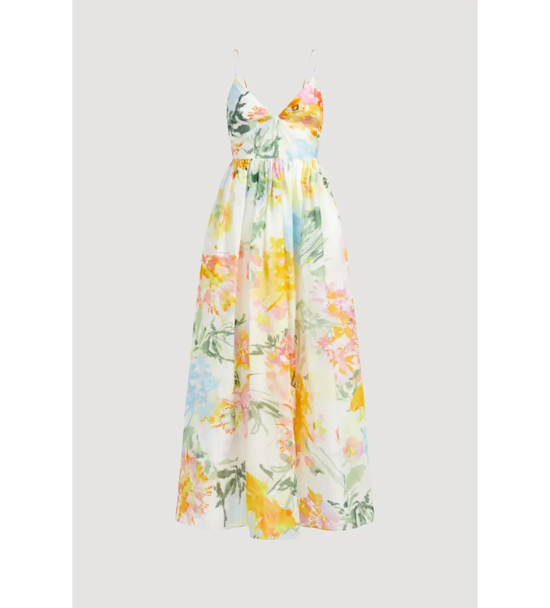 Aje Vacation Maxi Dress Jardin Size AU 12 for rent on The Volte - main image