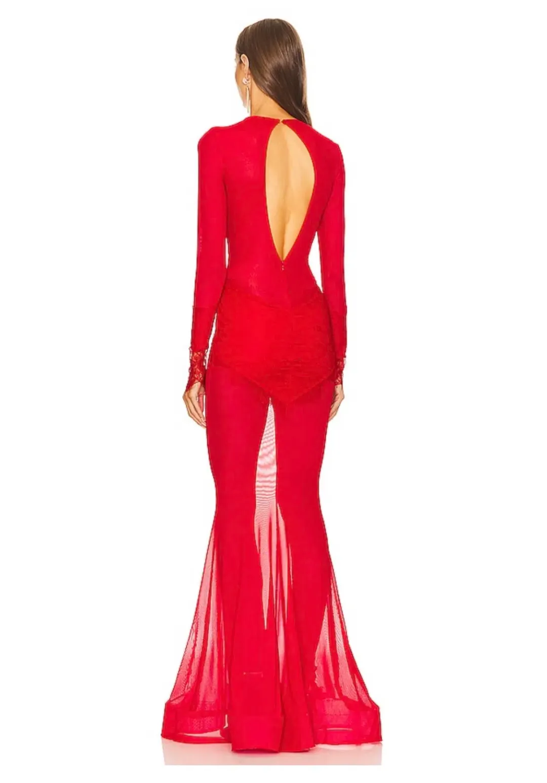 x REVOLVE Martin Gown in Red Michael Costello for rent on The Volte - main image