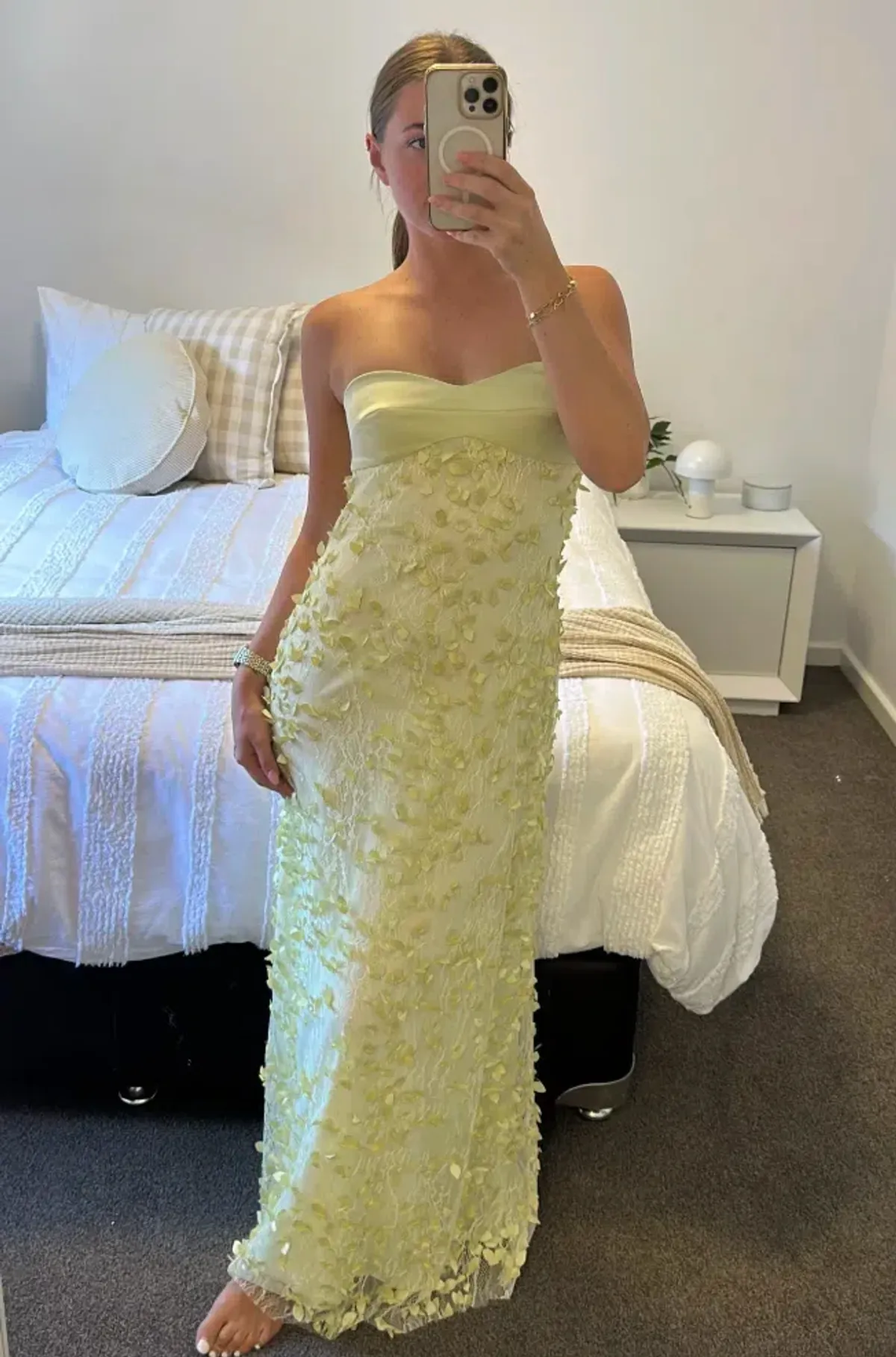 ENCHANTMENT BALCONETTE DRESS | LIMONCELLO - SIZE 4 - Image 1