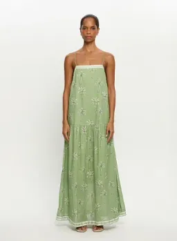 Kivari Kaelia Strappy Maxi Dress for rent on The Volte - image 1