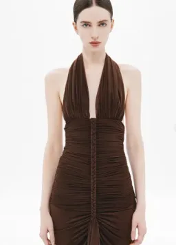 MISHA THE HALSEY BRAIDED DRESS for rent on The Volte - image 2