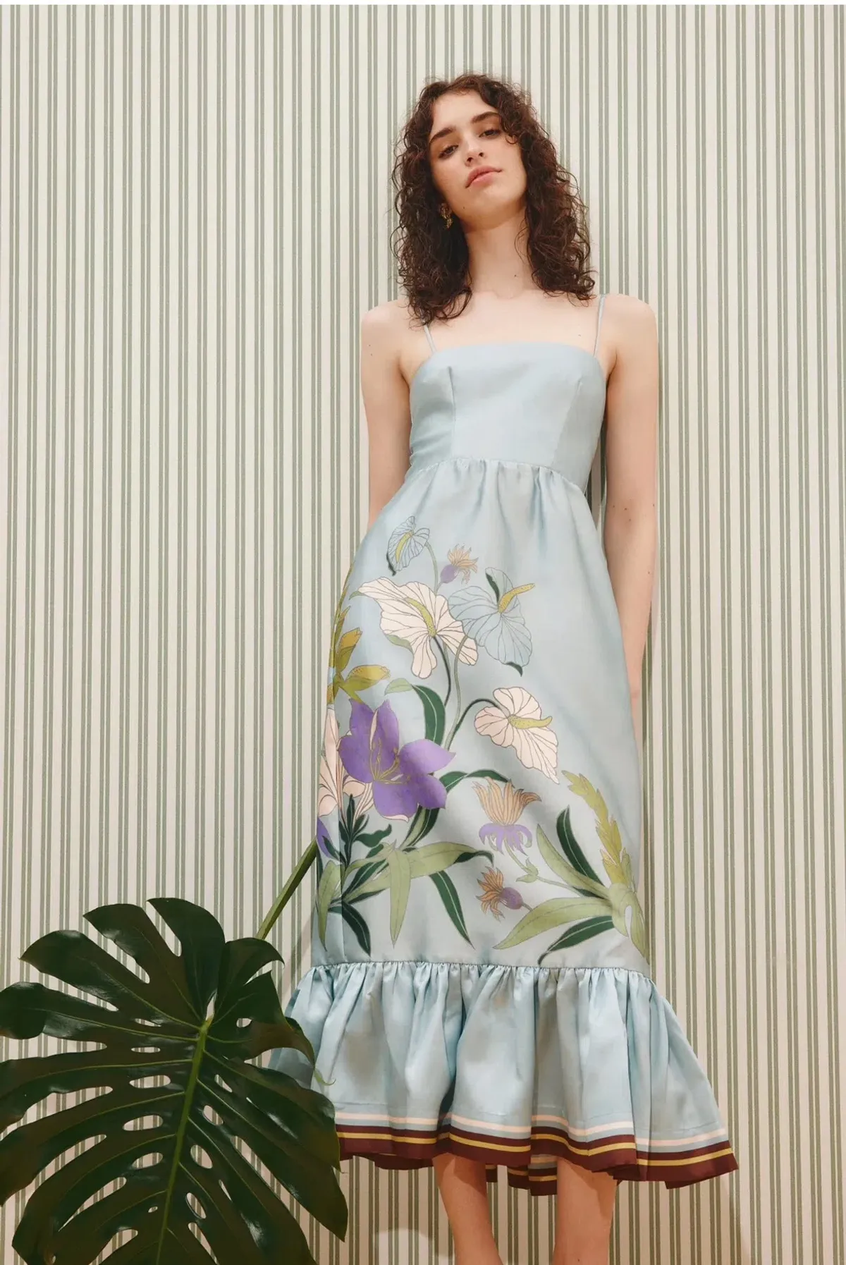 Alemais Alfie Midi Dress Blue floral Size 12 - Image 2