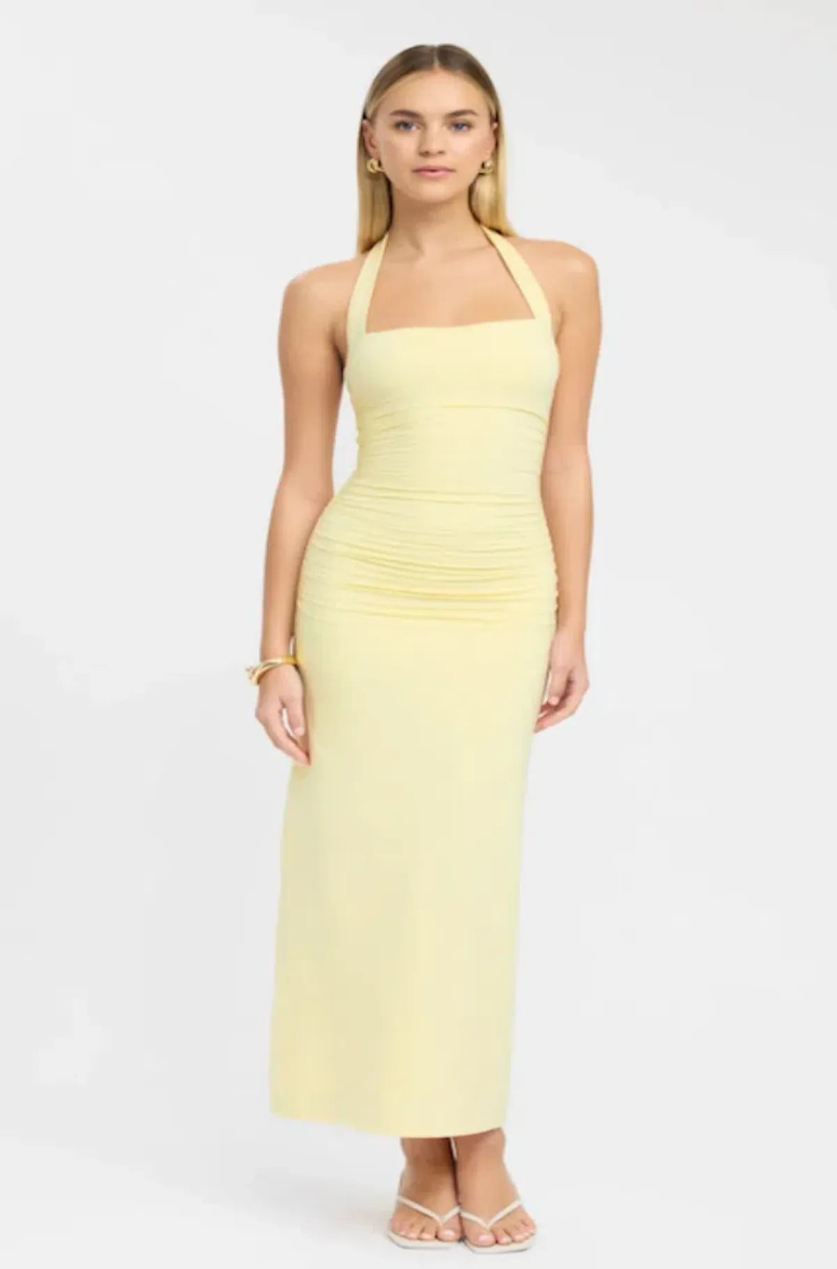 Kookai Hailey Halter Dress for rent on The Volte - main image
