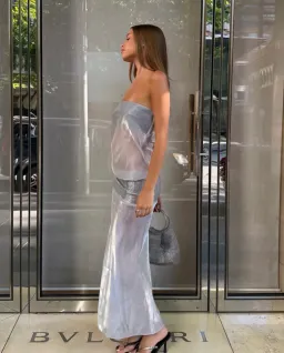 Mode Mischief Melt Maxi Dress Moonwater 8 for rent on The Volte - image 2