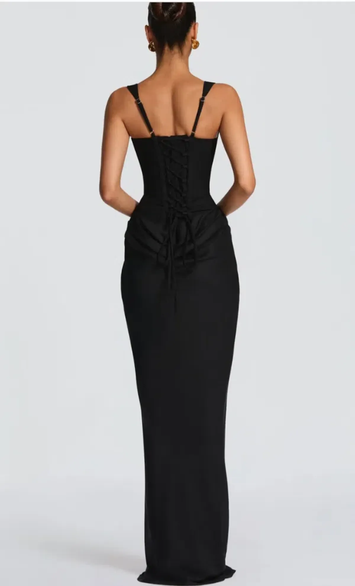 Cornelia Maxi Dress - Black Size S - Image 2