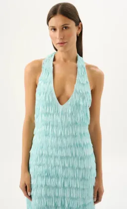Roame Ischia Fringe Dress Size M for rent on The Volte - image 3