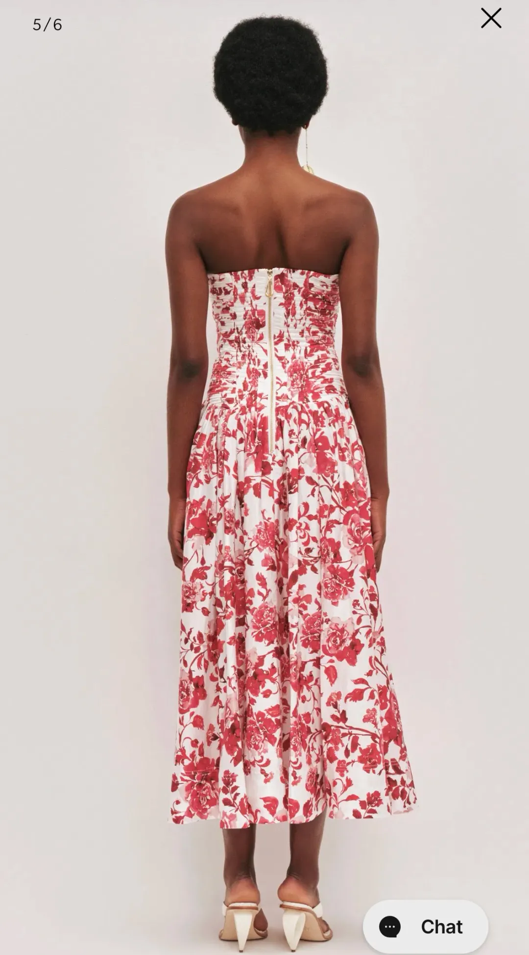 Aje Marigold Rose Ink Midi Dress for rent on The Volte - main image