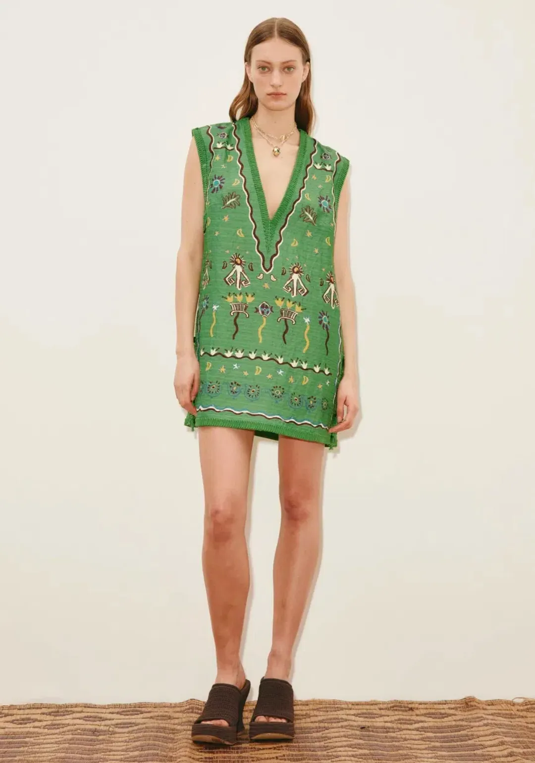 Alémais Sun Dancer Mini Dress Size 16 for rent on The Volte - main image