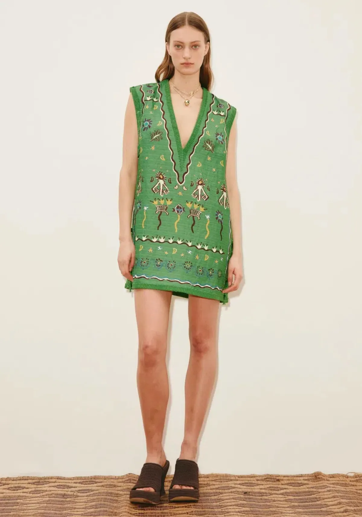 Alémais Sun Dancer Mini Dress Size 16 for rent on The Volte - main image