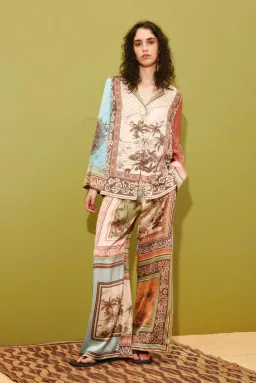 Alémais Alberta Silk Short and Pant Set Size 16AU for rent on The Volte - image 1