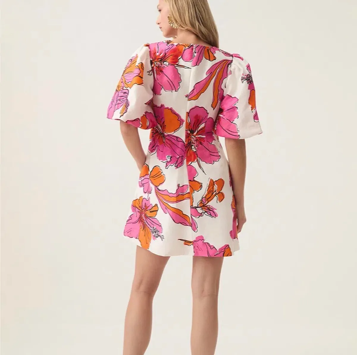 Aje Overflow Knotted Mini Dress Size 8 - Image 2