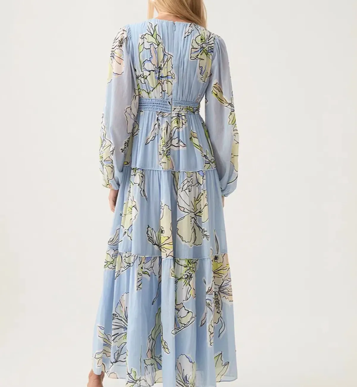 Aje Romantica Voile Maxi Dress Size 8 - Image 3