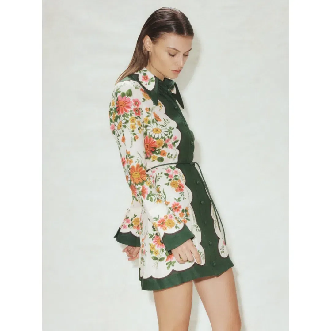 Alemais Elisabetta Mini Dress - Size 6 for rent on The Volte - main image