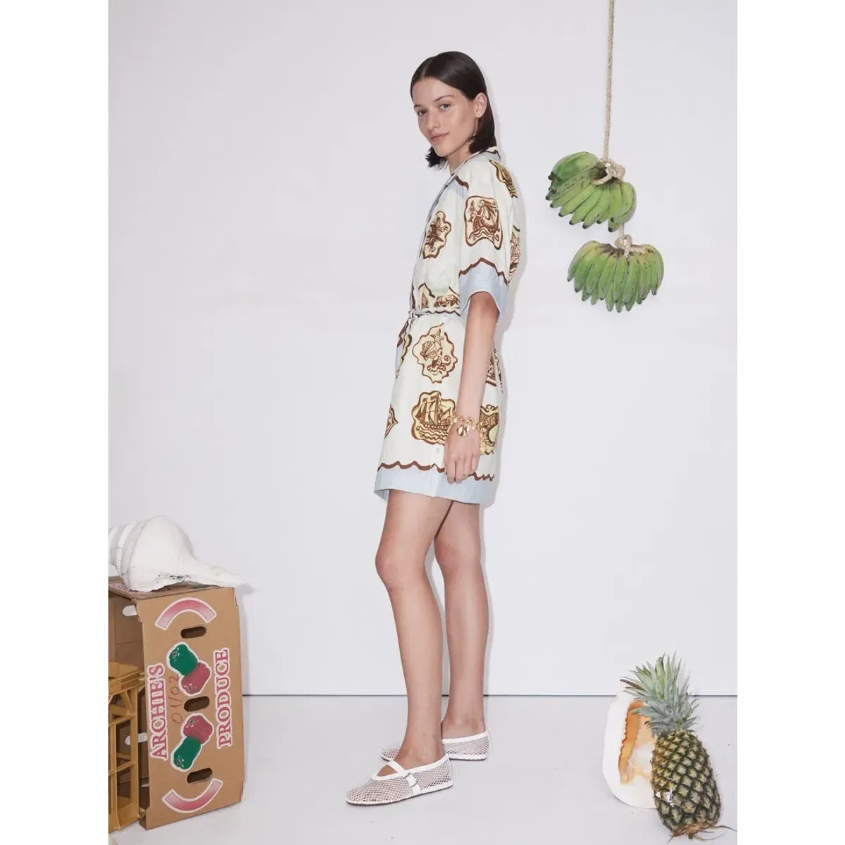 Alemais Relic Mini Dress - Size 6 - Image 2