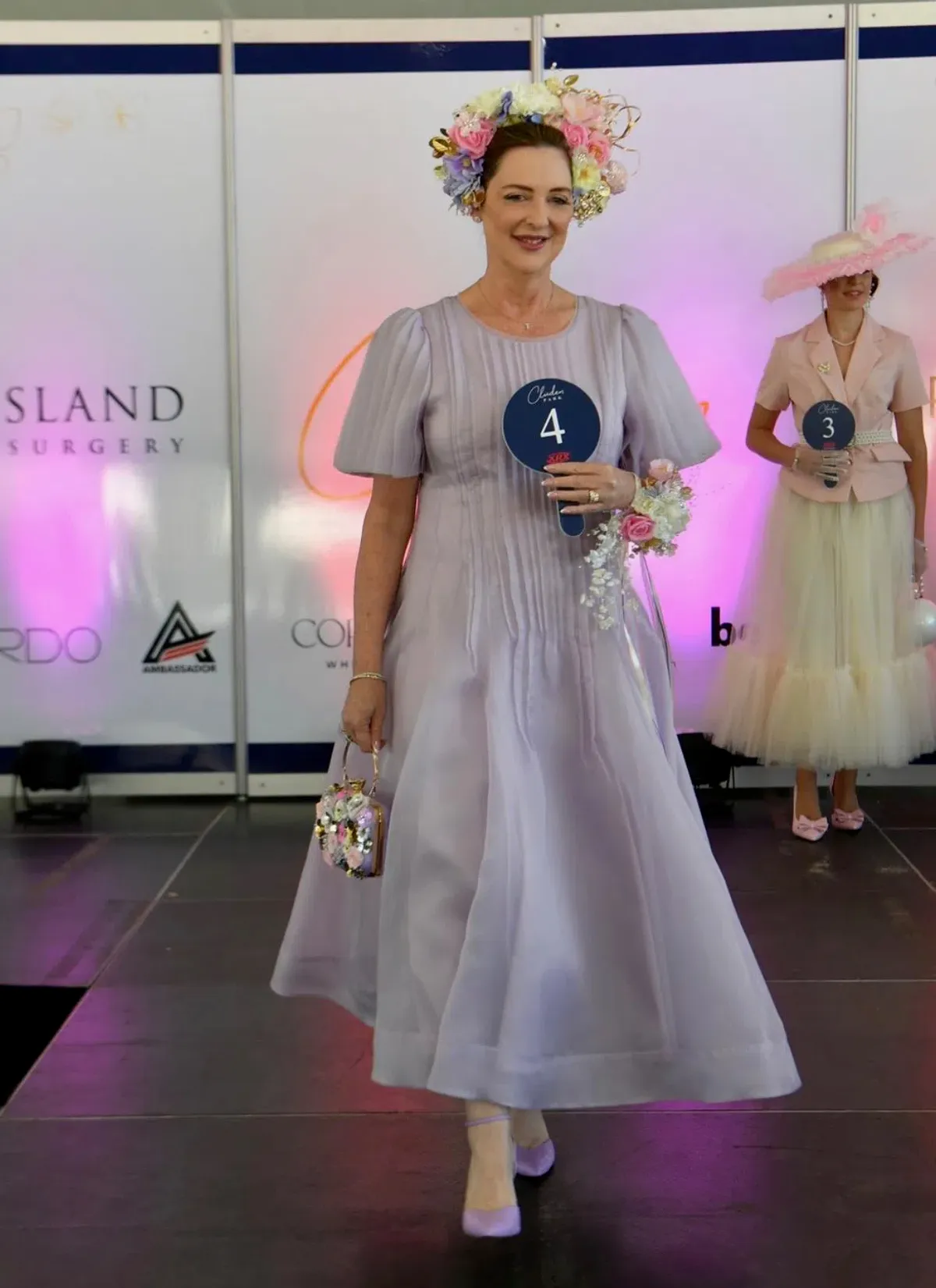 Aje Nova pleated midi dress size 12 - Image 3