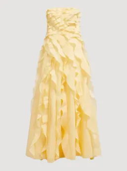 Aje Allairie Gown in Butter Yellow Size 14 for rent on The Volte - image 4