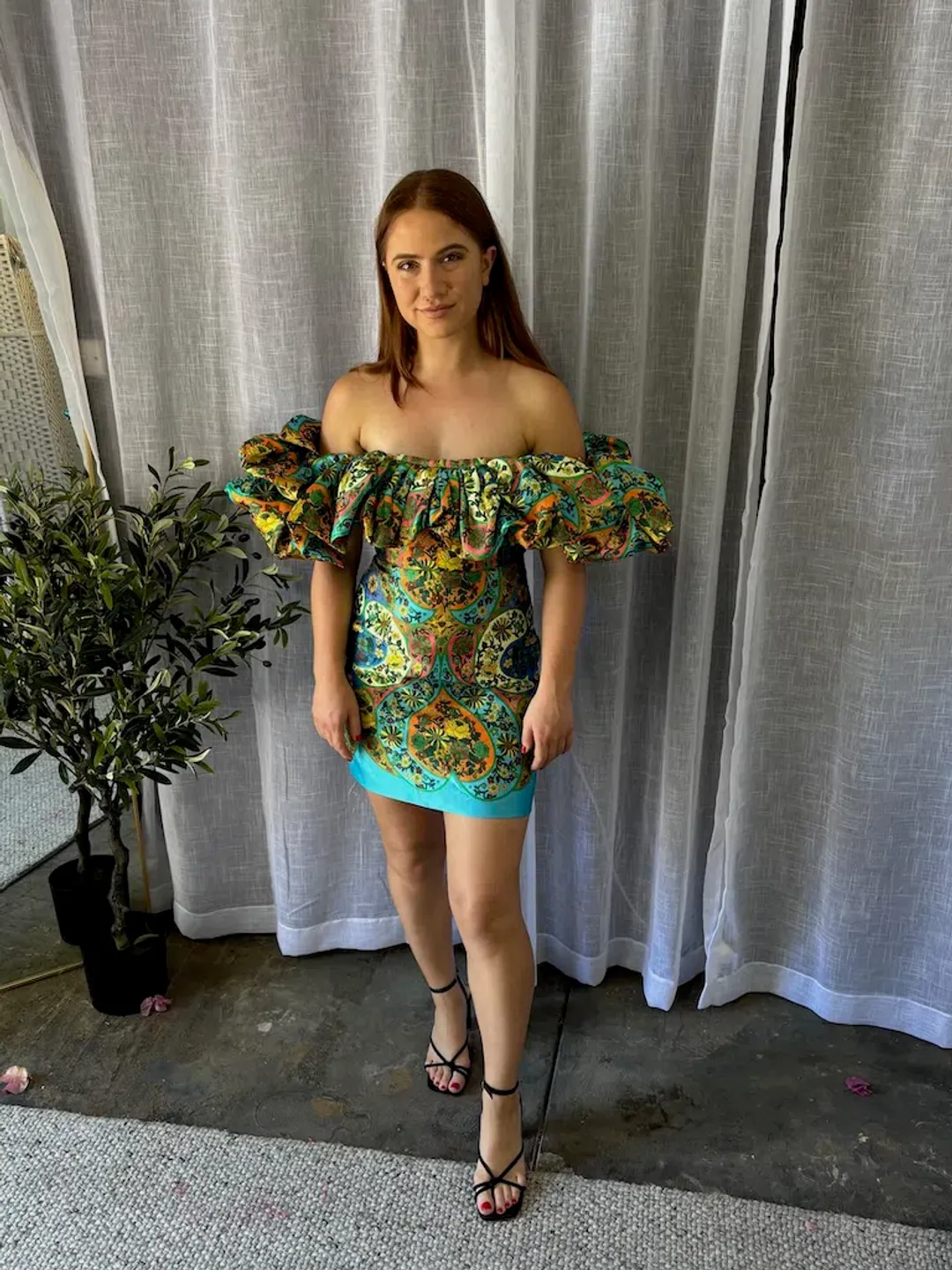 Alemais Sofie Mini Dress for rent on The Volte - main image