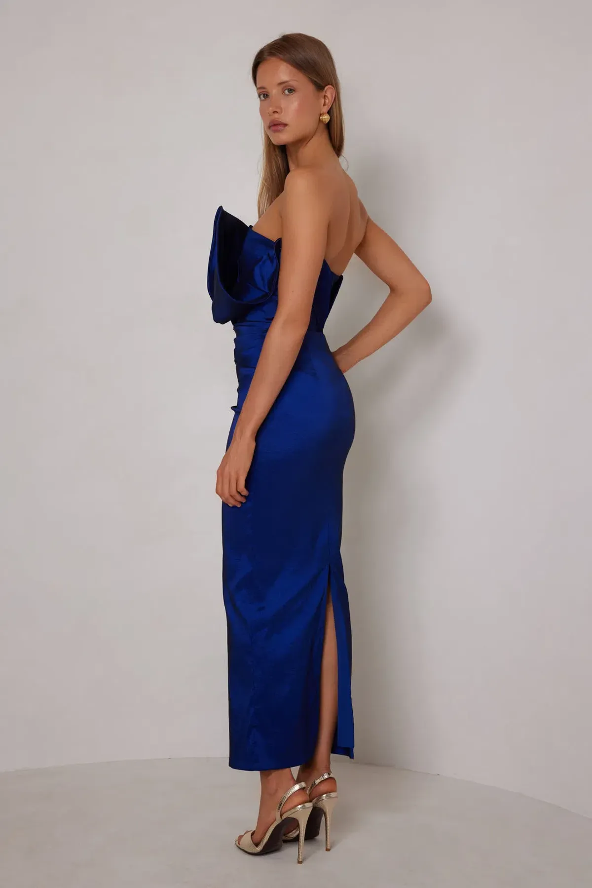 Elle Zeitoune Miles Cobalt Dress - Image 3