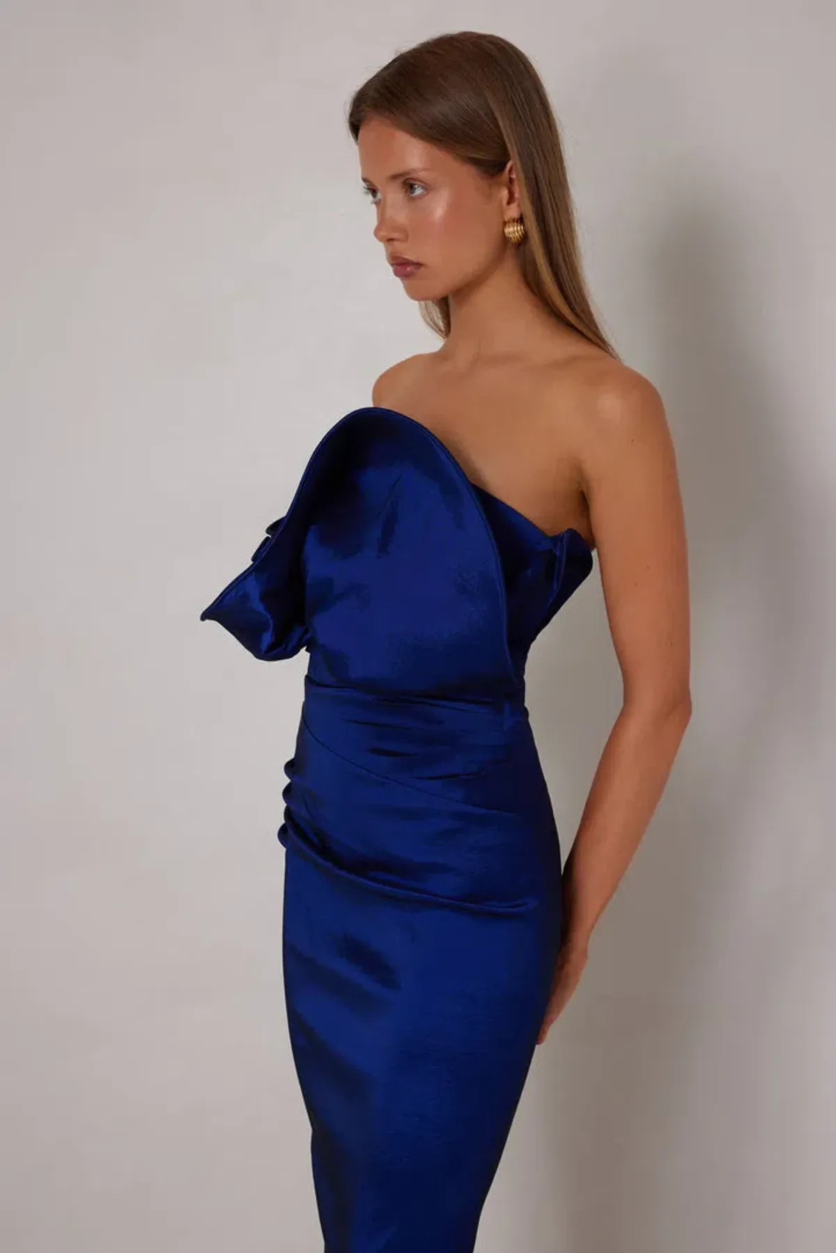 Elle Zeitoune Miles Cobalt Dress - Image 4