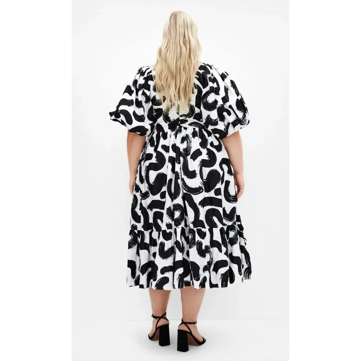 City Chic Jana dress Sz XS Lady Luck Geo print - Image 2
