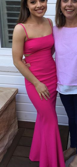 Likely fuchsia Tamarelli Gown size 8 for rent on The Volte - image 2
